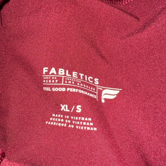 Fabletics Women’s Maroon Drawstring Scrub Joggers - Picture 5 of 6